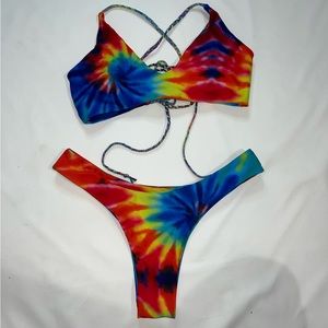 Tie dye bikini